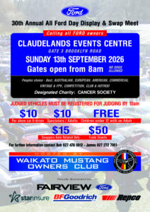 All Ford Day Hamilton @ Claudelands Event Centre